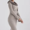 Dahlia Beige Cashmere Cardigan