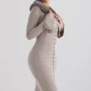 Dahlia Beige Cashmere Cardigan