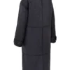 Deiji Grey Vegan Shearling Coat