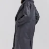 Deiji Grey Vegan Shearling Coat