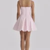 Dolly Pink Cotton Flared Mini Sundress