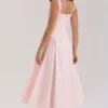 Dorothy Rose Pink Stretch Cotton Midi Sundress