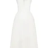 Dorothy White Cotton Midi Sundress
