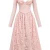 Duchess Ballerina Pink Lace Corset, Skirt and Bolero