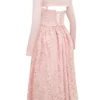 Duchess Ballerina Pink Lace Corset, Skirt and Bolero