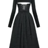 Duchess Black Lace Corset, Skirt and Bolero