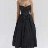 Duchess Black Lace Corset, Skirt and Bolero