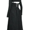 Duchess Black Lace Corset, Skirt and Bolero