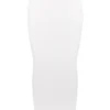 Eden White Cotton Twill Maxi Skirt