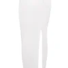 Eden White Cotton Twill Maxi Skirt
