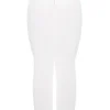 Eden White Cotton Twill Maxi Skirt