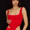 Edetta Scarlet Mesh Corset