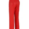 Elenaora Scarlet Vegan Leather Trousers