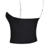Eli Black & Off White Underwired Top
