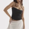 Eli Black & Off White Underwired Top
