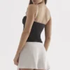 Eli Black & Off White Underwired Top