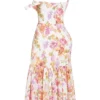 Elia Ivory Floral Midi Sundress