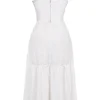 Elia White Broderie Anglaise Midi Sundress