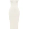 Elinor Cream Tea Frill Lace Midi Dress