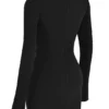 Elize Black Mini Dress