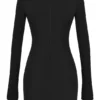 Elize Black Mini Dress
