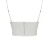 Emilee Ivory Satin and Lace Corset