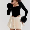 Catriona Black Velvet Corset