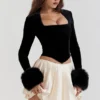 Catriona Black Velvet Corset