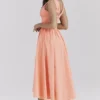 Emmelina Sorbet Cotton Corset Sundress