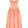 Emmelina Sorbet Cotton Corset Sundress