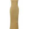 Emmie Gold Metallic Maxi Dress