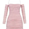 Estella Soft Pink Crystallised Dress