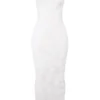 Eva White Floral Lace Maxi Dress