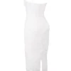 Eva White Floral Lace Maxi Dress