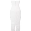 Eva White Floral Lace Maxi Dress