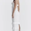 Eve White Broderie Maxi Dress