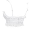 Federica White Broderie Anglais Bralette Top