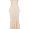 Felicia Vanilla Chiffon & Lace Gown