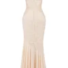 Felicia Vanilla Chiffon & Lace Gown