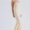 Felicia Vanilla Chiffon & Lace Gown