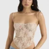 Fernanda Cream Paisley Lace Top