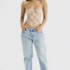 Fernanda Cream Paisley Lace Top