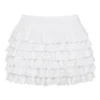 Fifi White Layered Mini Skirt