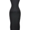 Filomena Black Maxi Dress