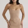 Flavia Beige Sculpting Corset