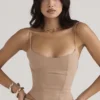 Flavia Beige Sculpting Corset