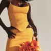 Flavia Tangerine Sculpting Corset