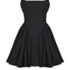 Florianne Black Bow Mini Dress
