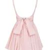 Florianne Soft Peach Bow Mini Dress