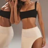 Francesca Ivory Thigh Split Midi Skirt